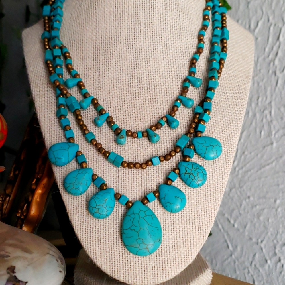 Vintage turquoise necklace